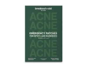 Breakout+aid Náplasti na lokální ošetření akné pro muže s kyselinou salicylovou (Emergency Patches For Spots And Blemishes) 48 ks