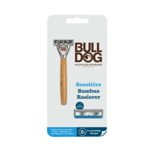 Bulldog Holicí strojek Bamboo Sensitive + 2 náhradní hlavice