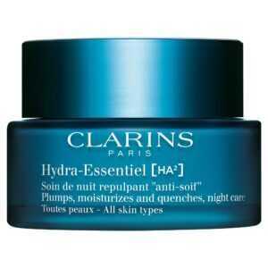 Clarins Hydratační noční krém pro všechny typy pleti Hydra Essentiel (Plumps