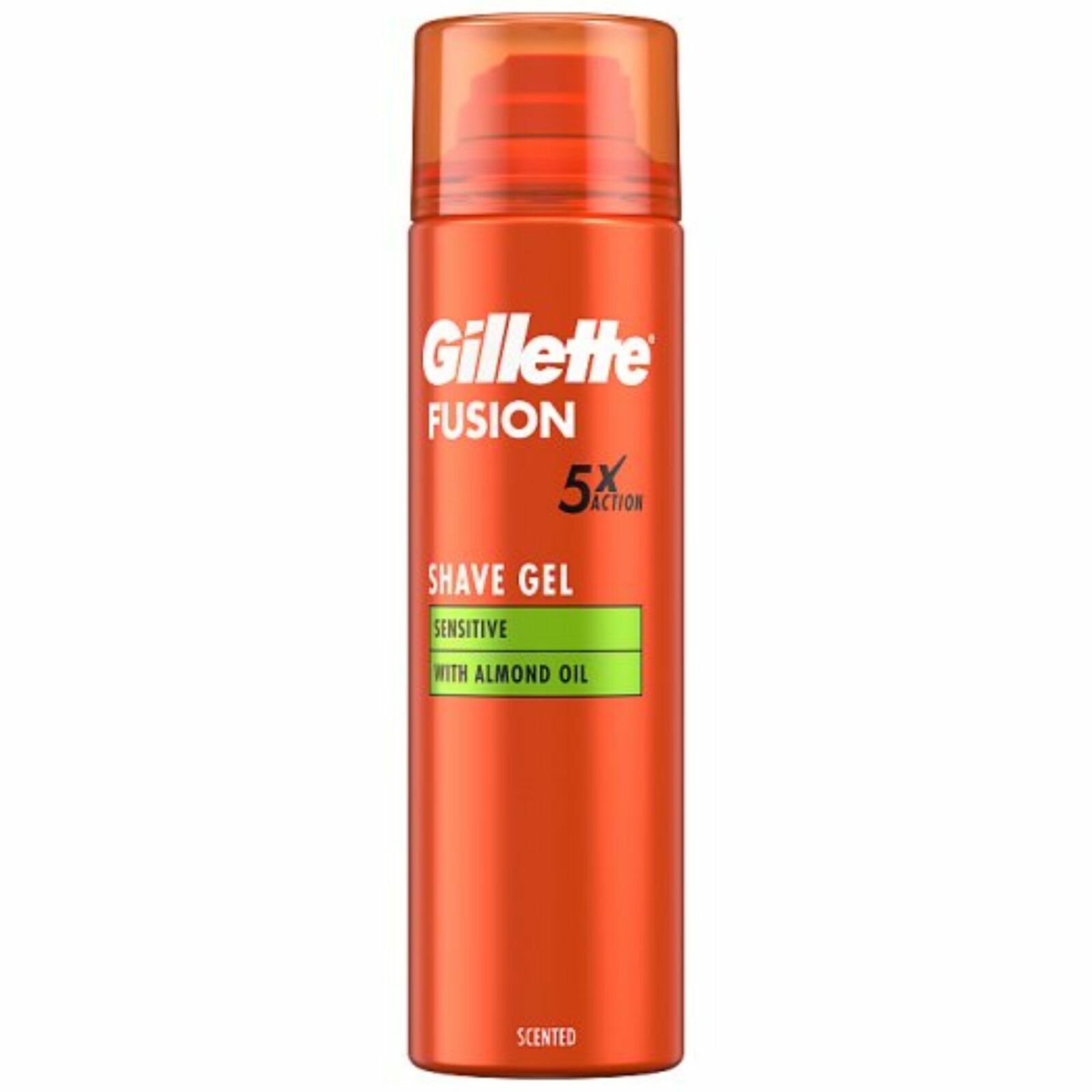 Gillette Gel na holení Fusion Sensitive Almond Oil (Shave Gel) 200 ml