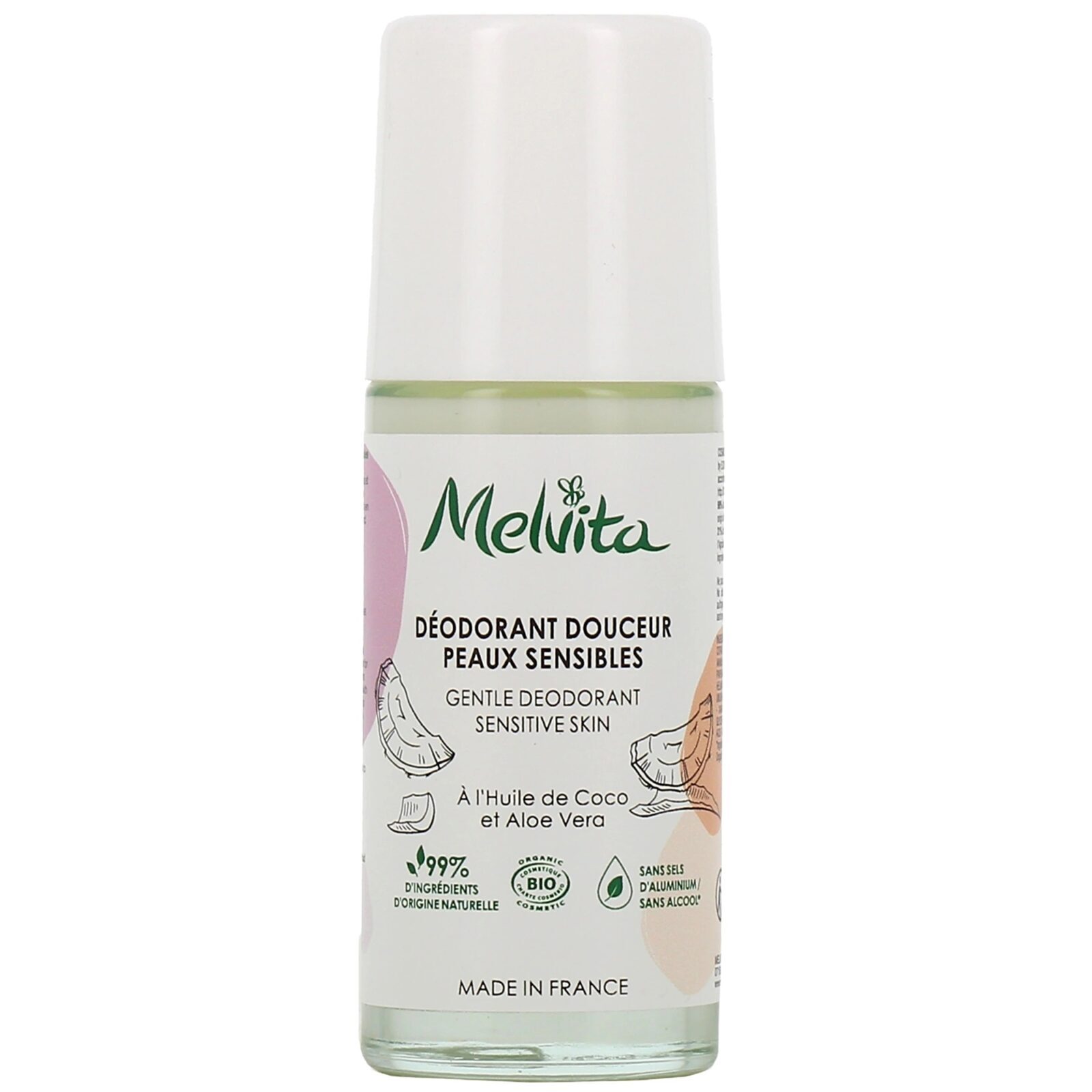 Melvita Organický kuličkový deodorant (Gentle Deodorant) 50 ml