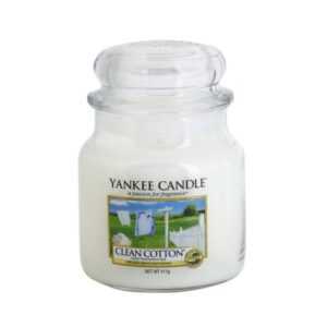 Yankee Candle Vonná svíčka Classic střední Clean Cotton 411 g