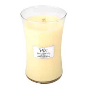 WoodWick Vonná svíčka váza Lemongrass & Lily 609