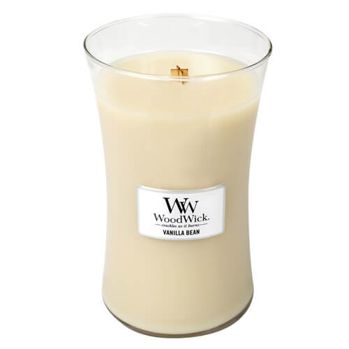 WoodWick Vonná svíčka váza Vanilla Bean 609